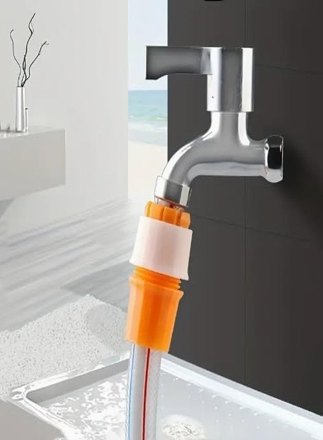 Wrixty Multifunction Tight Pipe Connector | Tight connector Universal Adapter Coupling Mesh Water Nozzle Fitting | Hose Connection Hard pipe Universal Quick Nozzle Water pipe Connector (1) - Image 3